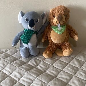 VTG Kinder Surprise Plush Duo 🧺 Koala & Beaver Easter Basket Fillers